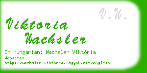 viktoria wachsler business card